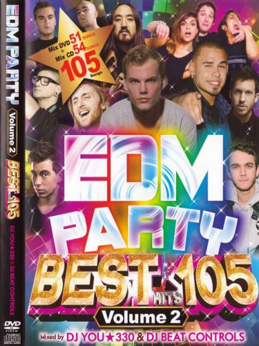 ѥåפƵäƤѡ꡼ϺEDM PARTY VOL.2 BEST HITS 105 (MIX DVD+MIXCD)