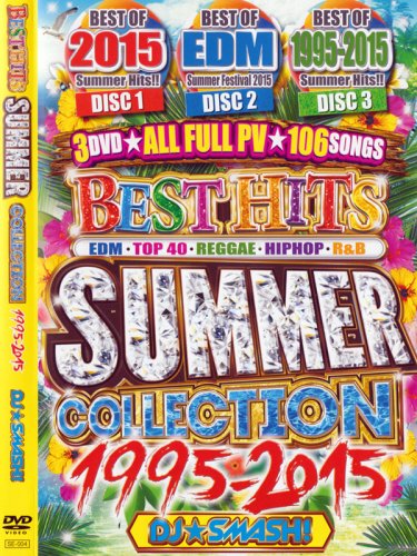 <img class='new_mark_img1' src='https://img.shop-pro.jp/img/new/icons1.gif' style='border:none;display:inline;margin:0px;padding:0px;width:auto;' />DJSMASH! / BEST HITS SUMMER COLLECTION 1995-2015 (3 DVD)