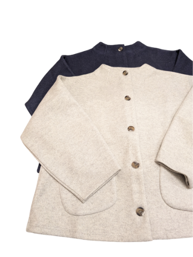 KELENMOCK NECK DESIGN JACKET CICELY"