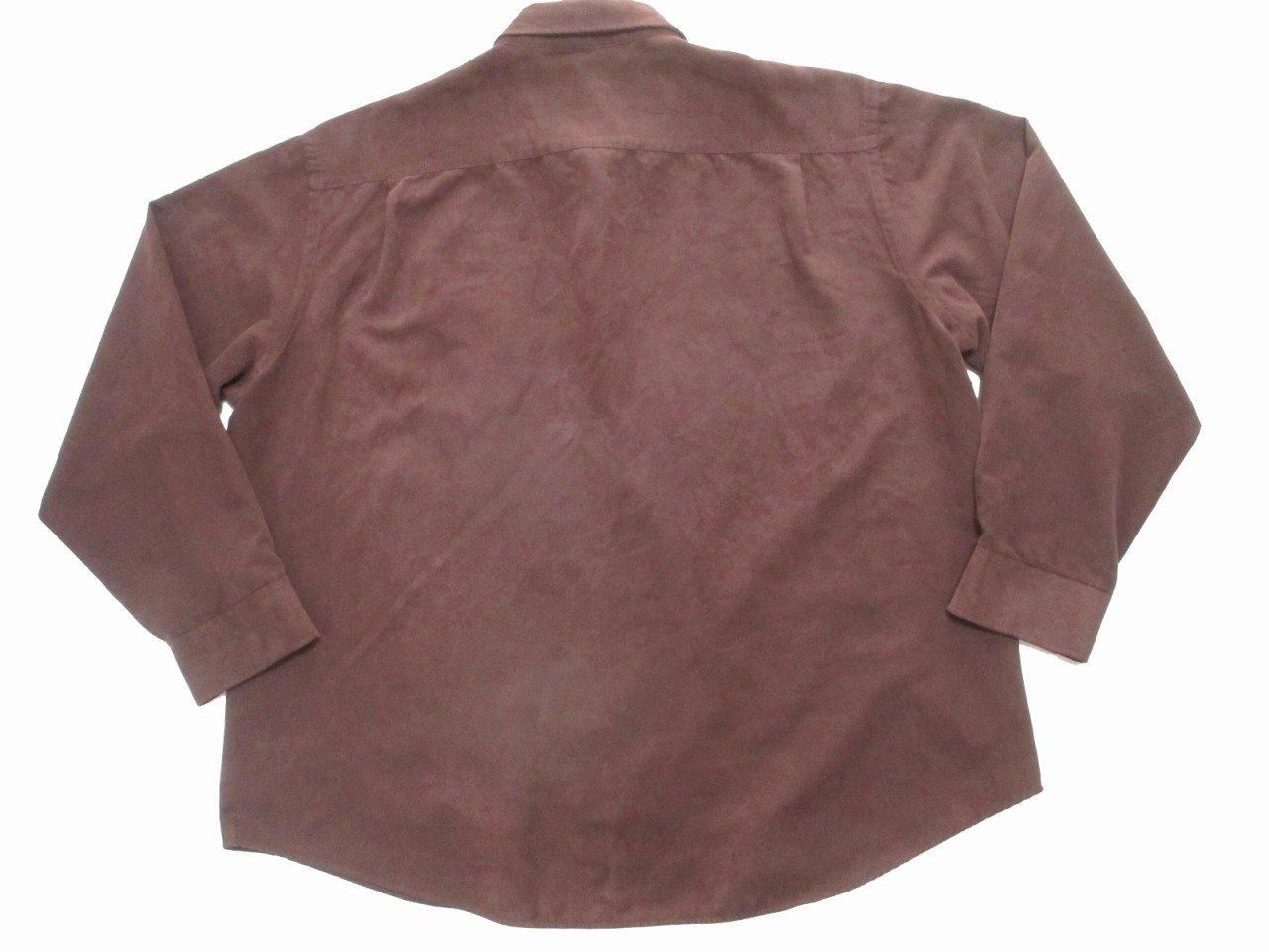 Van heusen faux suede shirt hotsell