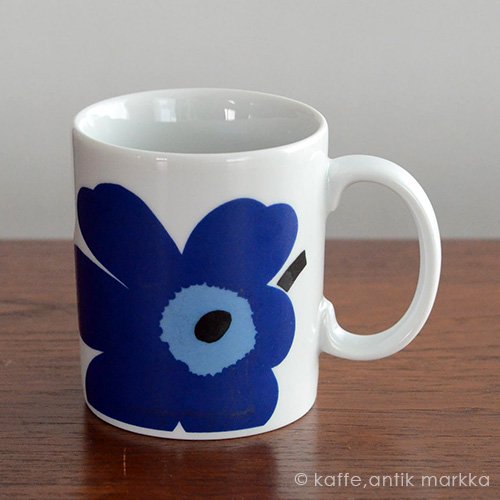 marimekko [ UNIKKO 2005 ] old mug (blue) - マルカ・オンライン