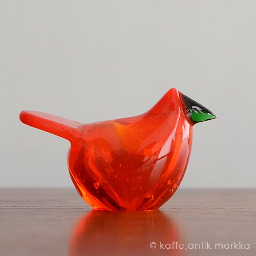 Nuutajarvi / Birds by Oiva Toikka - Sieppo / Flycatcher (red x ...