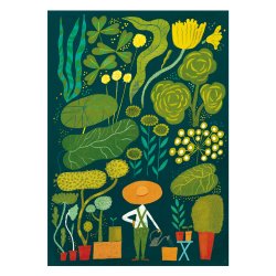 Kehvola Design / Sanna Mander [ Garden ] postcard