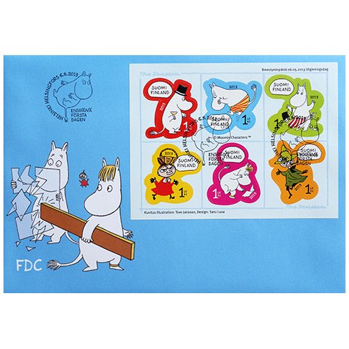 FDC 初日カバー - ムーミン 2013年 - マルカ・オンラインショップへ