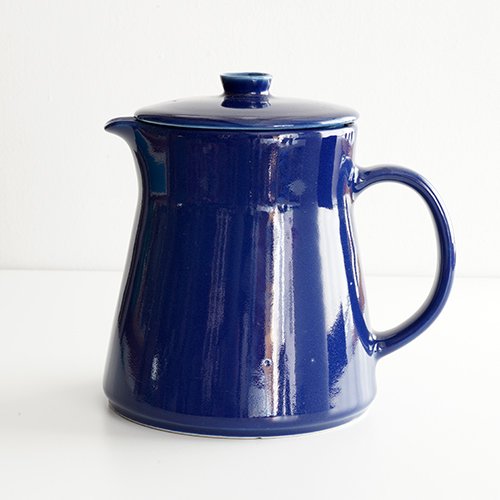 ARABIA / Kaj Franck [ KILTA ] pitcher + rid (blue) - マルカ