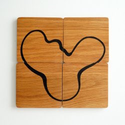 <img class='new_mark_img1' src='https://img.shop-pro.jp/img/new/icons48.gif' style='border:none;display:inline;margin:0px;padding:0px;width:auto;' />iittala / Alvar Aalto [ Alvar Aalto Collection ] wood coaster