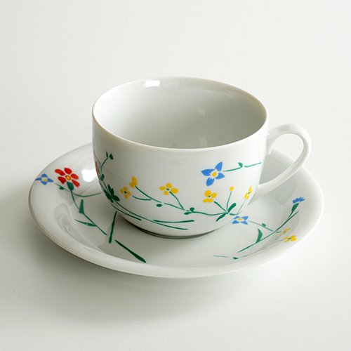 marimekko / Fujiwo Ishimoto [ Lauantaiehtoo ]cup & saucer -  マルカ・オンラインショップへようこそ。2007年より北欧のヴィンテージテーブルウェアと北欧 雑貨を販売している通販サイトです。神戸・北野に実店舗がございます。