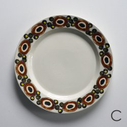 Royal Copenhagen / Ellen Malmer [ NUCELLA ] 19.5cm plate (C)