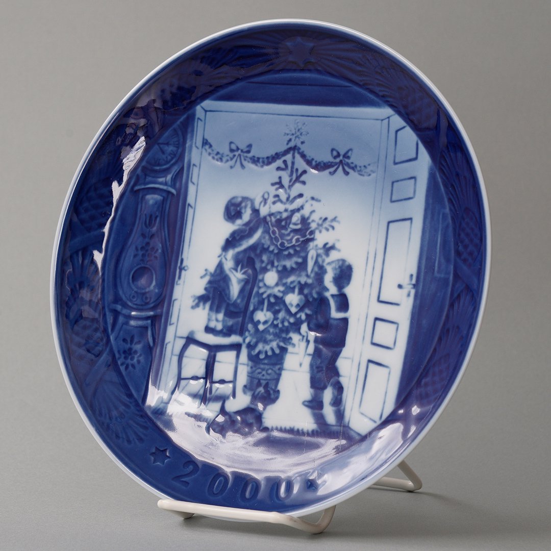 会員限定クーポン  ロイヤルコペンハーゲンクリスマス 2000年(平成12年)版 激レアの古美術品 陶芸