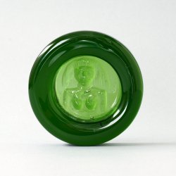 Boda / Erik Hoglund - Paper Weight / Ashtray  (Woman - Green)