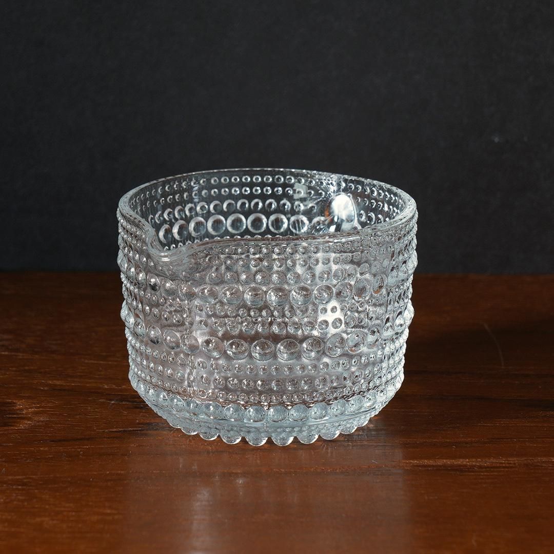 Nuutajarvi / Oiva Toikka [ Kastehelmi ] creamer (clear