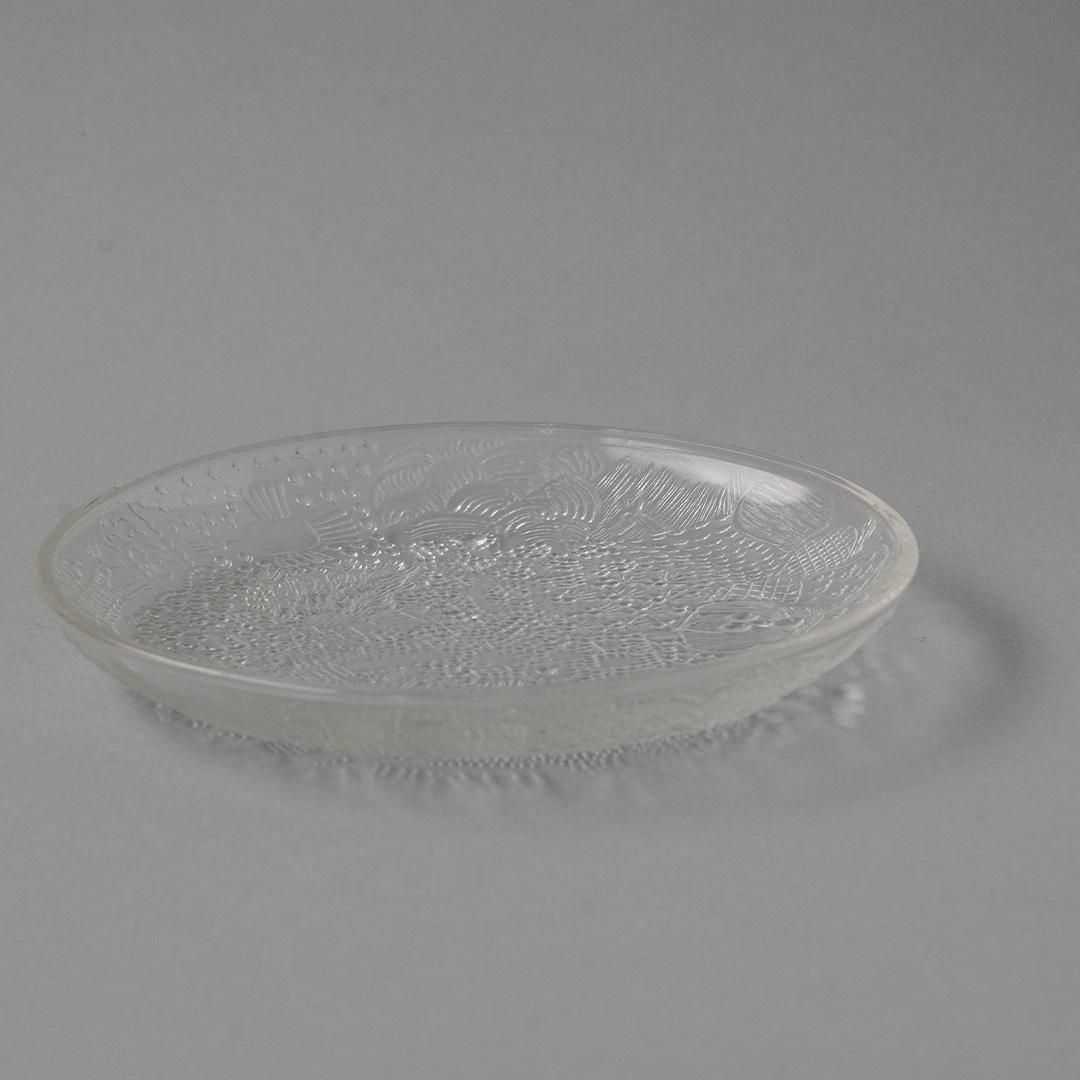 Nuutajarvi / Oiva Toikka [ Fauna ] 15cm plate (clear