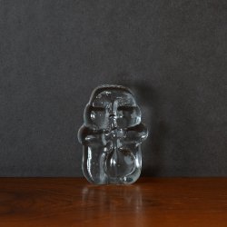 iittala / Jorma Vennola [ Lasinpuhaltaja / Glassblower ] ガラスオブジェ (small)