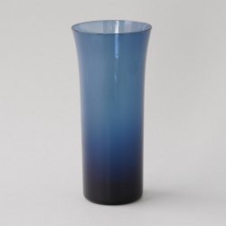 Nuutajarvi / Kaj Franck [ KF 1725 / Trumpetti ] tumbler (blue)