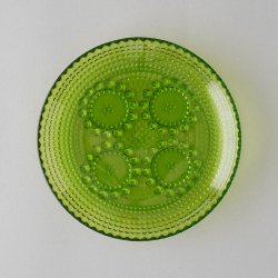 Riihimaen Lasi / Nanny Still [ Grapponia ] 14.5cm plate (green)