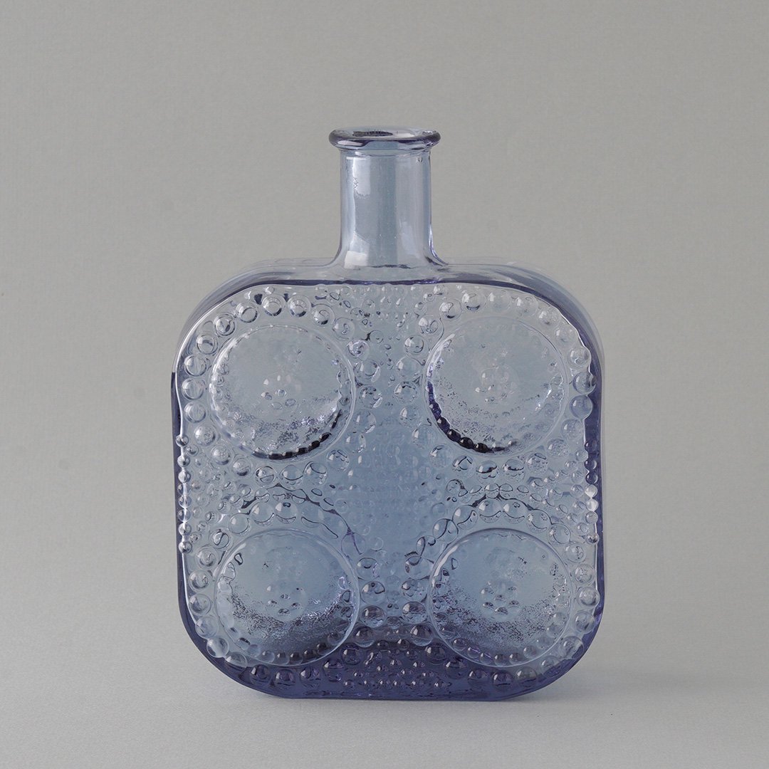 Riihimaen Lasi / Nanny Still [ Grapponia ] bottle (amethyst ...