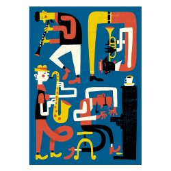 Kehvola Design / Timo Manttari [ Jazz / ジャズ ] postcard
