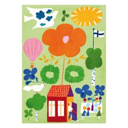 Kehvola Design / Sanna Mander [ Midsummer ] postcard