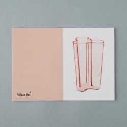 iittala [ Salmon Pink ] postcard