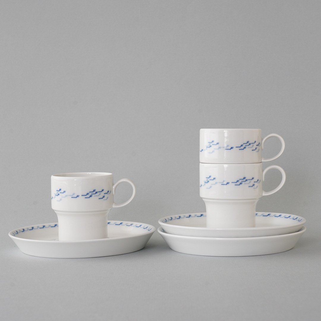 Thomas / Tapio Wirkkala [ for FINNAIR ] demitasse cup & saucer -  マルカ・オンラインショップへようこそ。2007年より北欧のヴィンテージ テーブルウェアと北欧雑貨を販売している通販サイトです。神戸・北野に実店舗がございます。