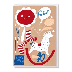 Kehvola design [ IT’S A BABY ] greeting card