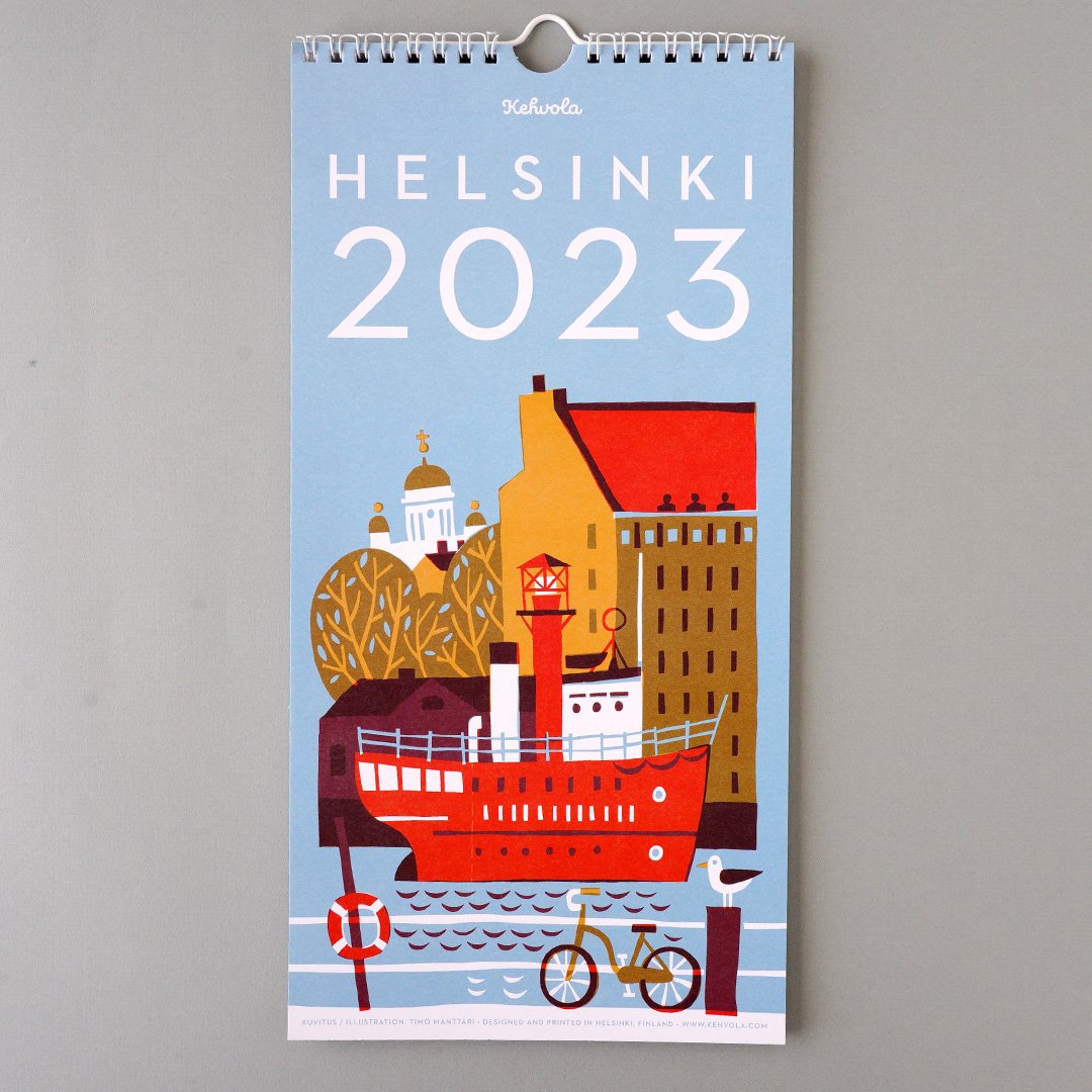 Kehvola design [ HELSINKI / ヘルシンキ ] 2023年カレンダー