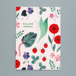POLKA PAPER [ PALJON ONNEA - SUMMER FLORA / サマーフローラ ] postcard