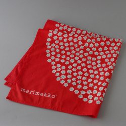 marimekko used / Annika Rimala [ PUKETTI ] スカーフ 66x64センチ 1990年代