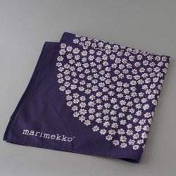 marimekko used / Annika Rimala [ PUKETTI ] スカーフ 64x64センチ 1990年代