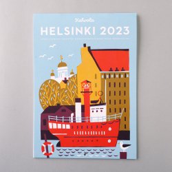 Kehvola design [ HELSINKI / ヘルシンキ ] 2023年カレンダー（A4サイズ）