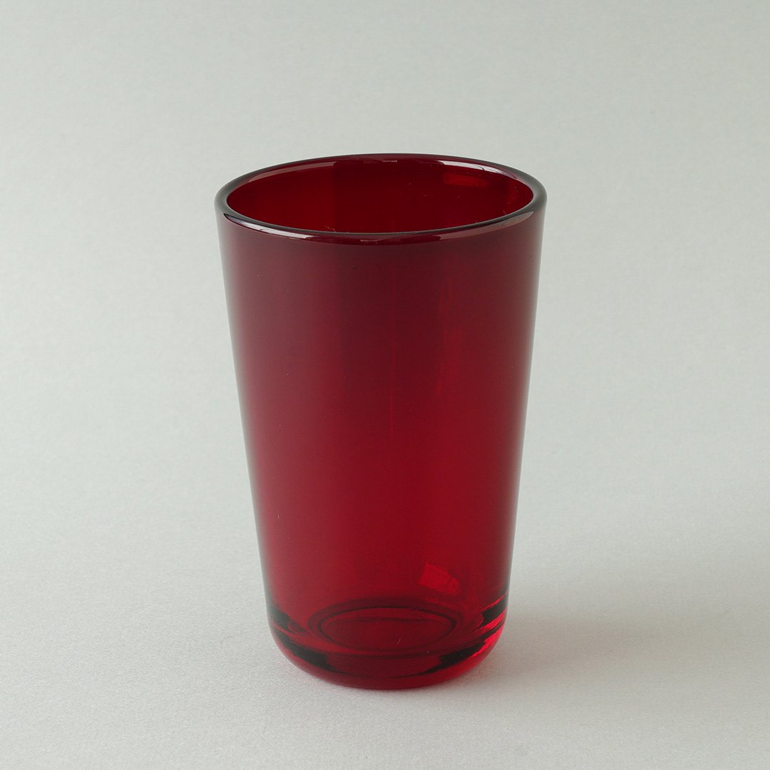 Nuutajarvi / Kaj Franck [ #5023 ] 35cl tumbler (red) - マルカ