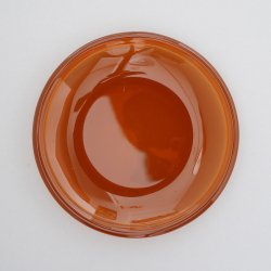 Nuutajarvi / Kaj Franck [ Luna ] 15cm plate (brown)