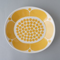 ARABIA / Birger Kaipiainen [ SUNNUNTAI ] 25cm oval plate (23x25cm)
