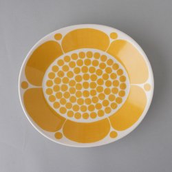 ARABIA / Birger Kaipiainen [ SUNNUNTAI ] 23cm oval plate (21x23cm)