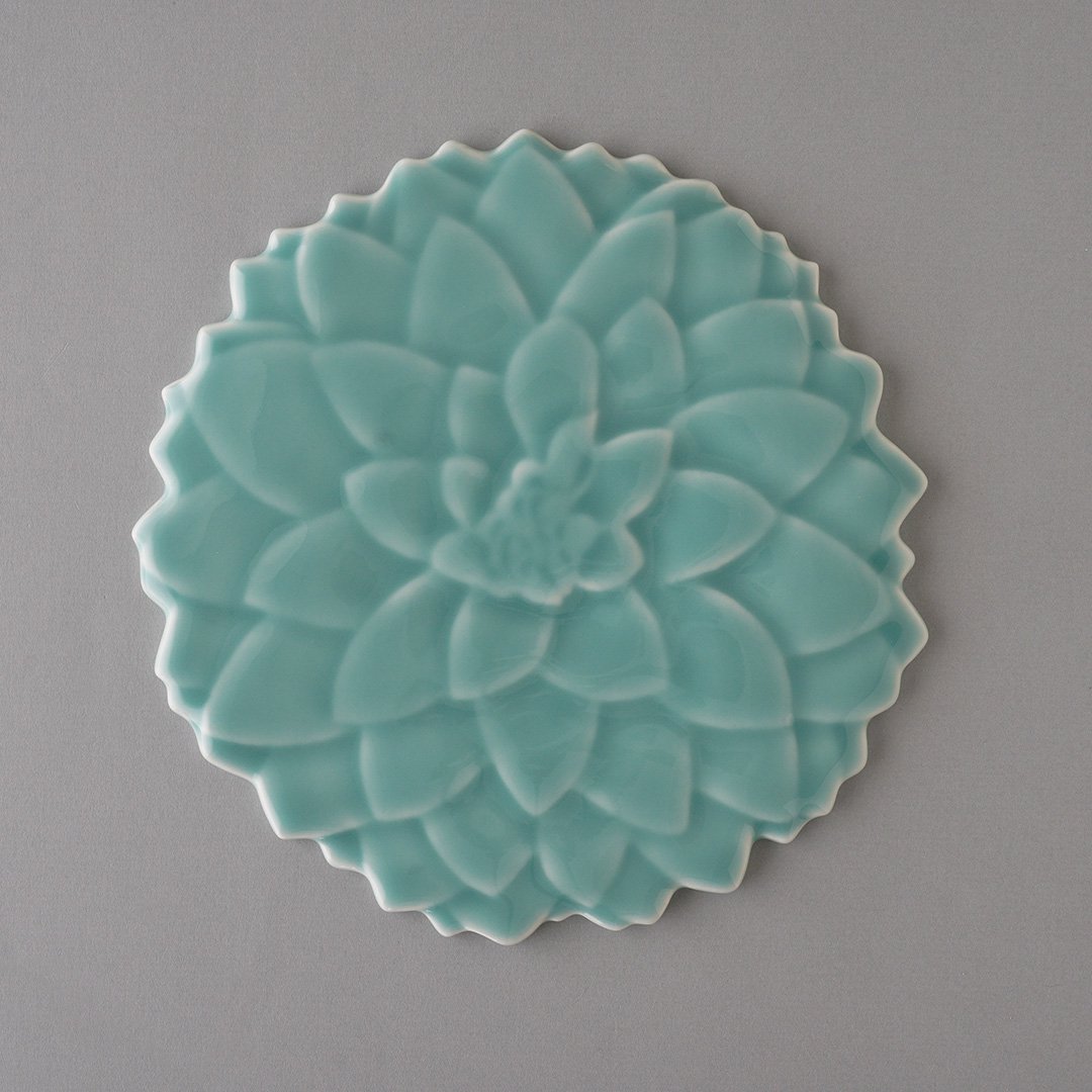 ARABIA / Fujiwo Ishimoto [ KUKKIA / Water lily ] wall plate (light