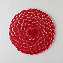 ARABIA / Fujiwo Ishimoto [ KUKKIA / Chrysanthemum ] wall plate (dark purple)