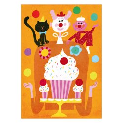 Kehvola Design / Sanna Mander [ Cupcake / åץ ] postcard
