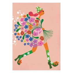 Kehvola Design / Sanna Mander [ Flora ] postcard