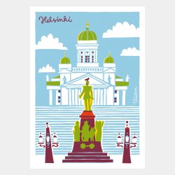 Kehvola Design / Timo Manttari [ Helsinki Cathedral ] postcard