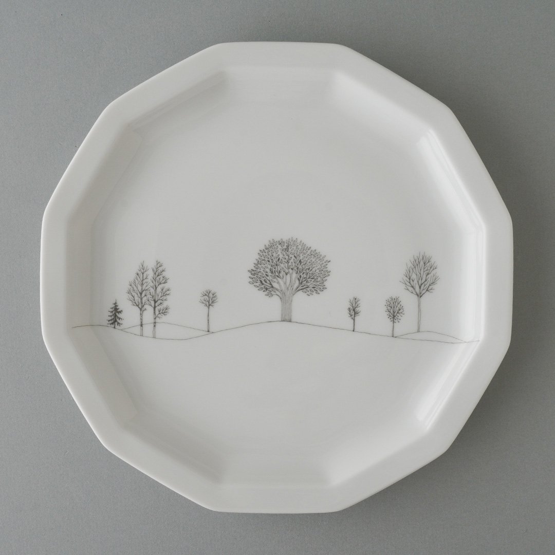 Rosenthal / Tapio Wirkkala & Rut Bryk [ Winterreise ] 19cm plate -  マルカ・オンラインショップへようこそ。2007年より北欧のヴィンテージテーブルウェアと北欧雑貨を販売している通販サイトです。神戸・北野に実店舗がございます。