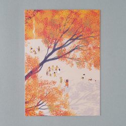 POLKA PAPER [ SYYSTANSSI / 秋のダンス ] postcard