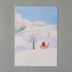 POLKA PAPER [ JOKI / 川 ] postcard