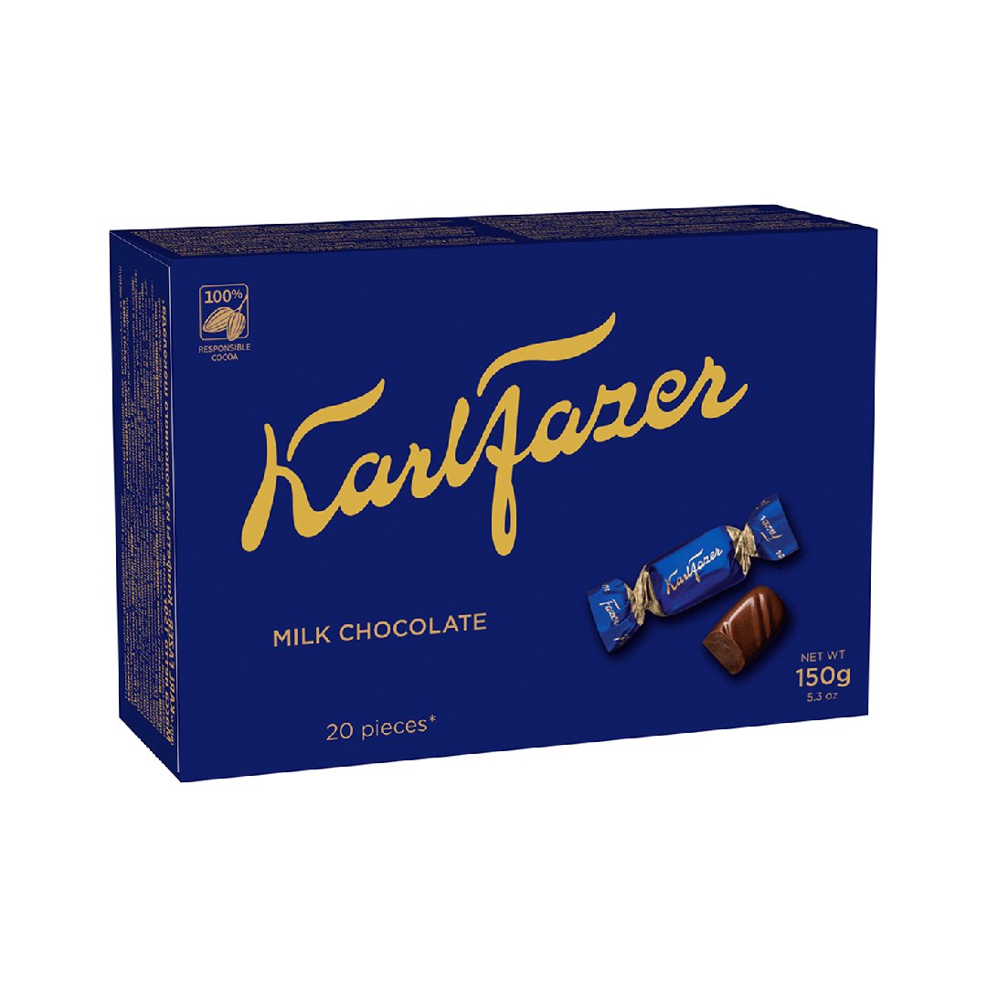 Fazer ファッツェル Karl Fazer ミルクチョコレート (箱入り/150g/約21