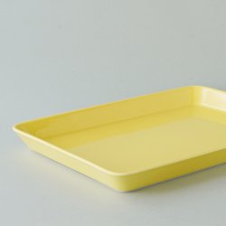 ARABIA / Kaj Franck [ TEEMA ] 24x32cm square plate (yellow)