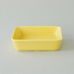ARABIA / Kaj Franck [ TEEMA ] square plate (yellow /15x15cm)