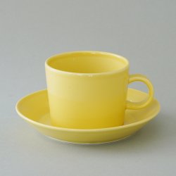 ARABIA / Kaj Franck [ TEEMA ] teacup & saucer (220ml / yellow)
