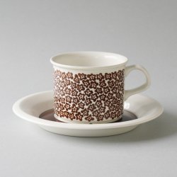 ARABIA / Inkeri Leivo [ Faenza ] coffeecup & saucer