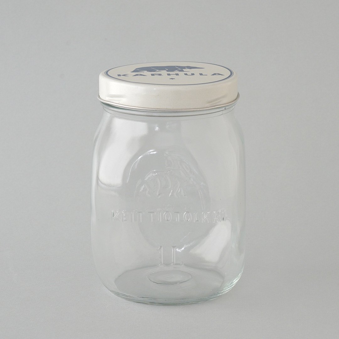 KARHULA [ KEITTIOTOLKKI ] glass jar (1L)