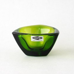 Nuutajarvi / Kaj Franck [ Haransilma ] glass bowl (green)