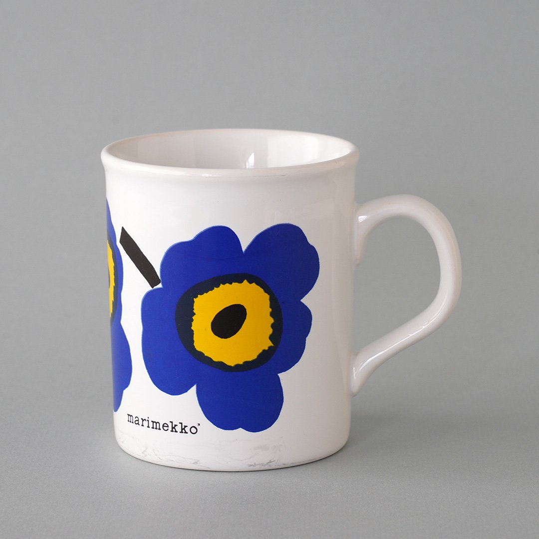 marimekko [ made in England - UNIKKO ] old mug -  マルカ・オンラインショップへようこそ。2007年より北欧のヴィンテージ テーブルウェアと北欧雑貨を販売している通販サイトです。神戸・北野に実店舗がございます。